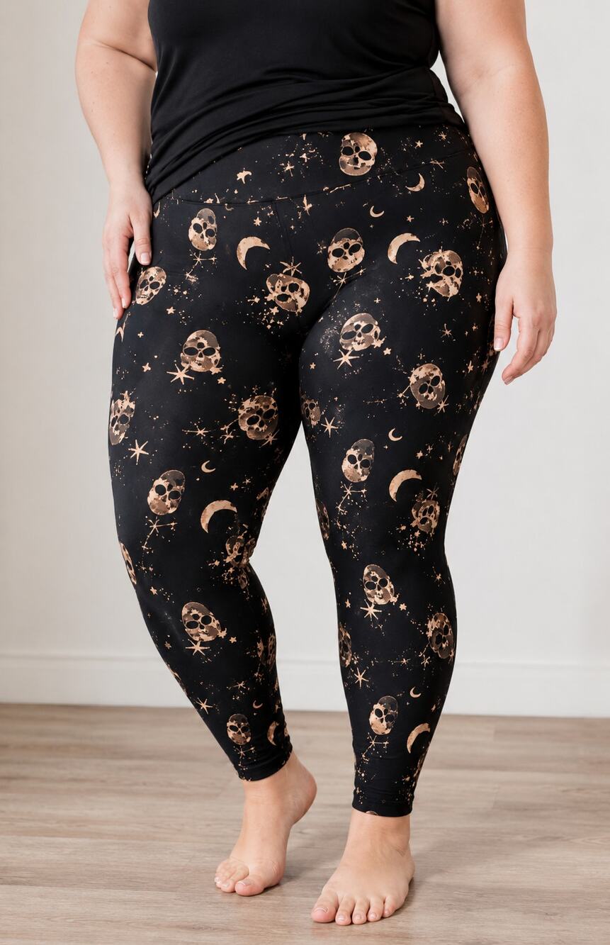 NWT Torrid Skull Starz Celestial Full Length Leggings Plus Size: 2X (18/20)